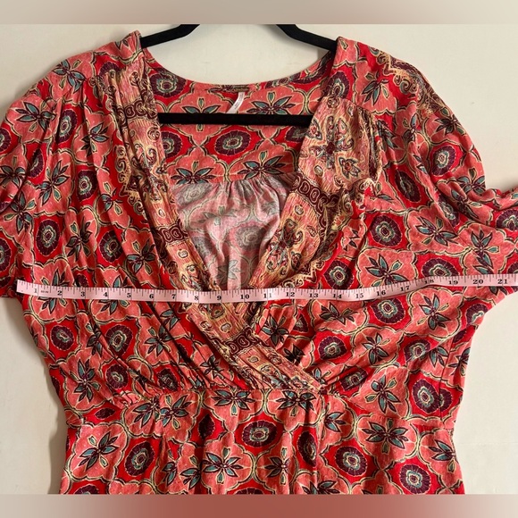 XL Free People Falling For You boho long sleeve blouse in Excellent condition XL - Picture 5 of 9